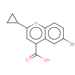 CAS No:313241-16-6 6-bromo-2-cyclopropyl-quinoline-4-carboxylic acid