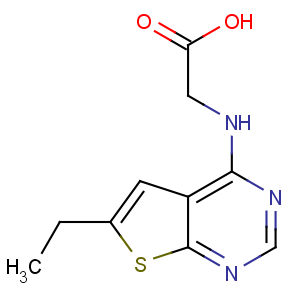 CAS No:313534-29-1 2-[(6-ethylthieno[2,3-d]pyrimidin-4-yl)amino]acetic acid