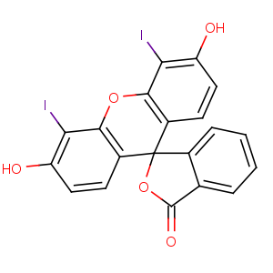 CAS No:31395-16-1 3',6'-dihydroxy-4',5'-diiodospiro[2-benzofuran-3,9'-xanthene]-1-one