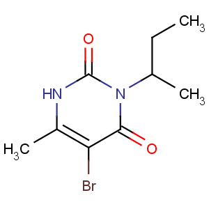 CAS No:314-40-9 5-bromo-3-butan-2-yl-6-methyl-1H-pyrimidine-2,4-dione