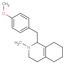 CAS No:31414-58-1 1-[(4-methoxyphenyl)methyl]-2-methyl-3,4,5,6,7,<br />8-hexahydro-1H-isoquinoline