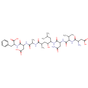 CAS No:314266-76-7 L-Phenylalanine, L-a-glutamyl-L-valyl-L-asparaginyl-(2R,4S,5S)-5-amino-4-hydroxy-2,7-dimethyloctanoyl-L-alanyl-L-a-glutamyl-