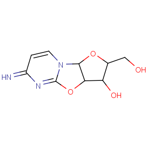 CAS No:31698-14-3 (2R,3R,3aS,9aR)-2-(hydroxymethyl)-6-imino-2,3,3a,9a-tetrahydrofuro[1,<br />2][1,3]oxazolo[3,4-a]pyrimidin-3-ol