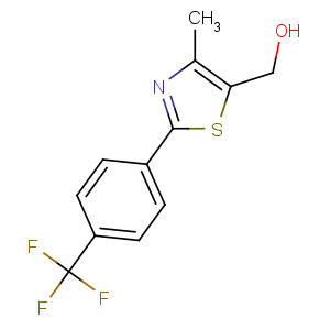 CAS No:317318-96-0 [4-methyl-2-[4-(trifluoromethyl)phenyl]-1,3-thiazol-5-yl]methanol