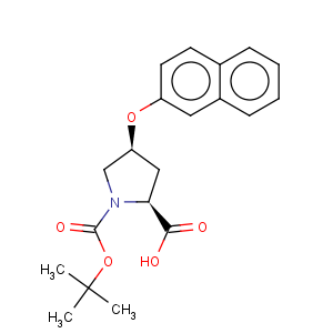 CAS No:317357-42-9 1,2-Pyrrolidinedicarboxylicacid, 4-(2-naphthalenyloxy)-, 1-(1,1-dimethylethyl) ester, (2S,4S)-