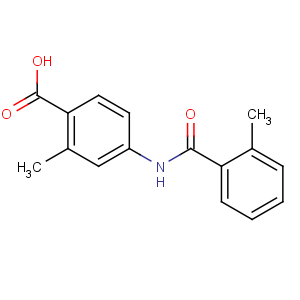 CAS No:317374-08-6 2-methyl-4-[(2-methylbenzoyl)amino]benzoic acid