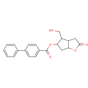 CAS No:31752-99-5 [(3aR,4S,5R,6aS)-4-(hydroxymethyl)-2-oxo-3,3a,4,5,6,<br />6a-hexahydrocyclopenta[b]furan-5-yl] 4-phenylbenzoate