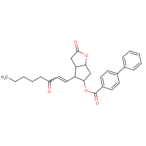 CAS No:31753-00-1 [(3aR,4R,5R,6aS)-2-oxo-4-(3-oxooct-1-enyl)-3,3a,4,5,6,<br />6a-hexahydrocyclopenta[b]furan-5-yl] 4-phenylbenzoate