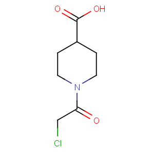 CAS No:318280-69-2 1-(2-chloroacetyl)piperidine-4-carboxylic acid