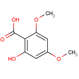 CAS No:3187-19-7 2-hydroxy-4,6-dimethoxybenzoic acid