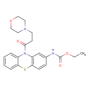 CAS No:31883-05-3 ethyl N-[10-(3-morpholin-4-ylpropanoyl)phenothiazin-2-yl]carbamate