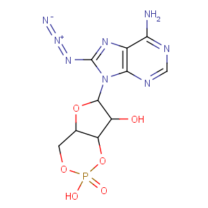 CAS No:31966-52-6 Adenosine, 8-azido-,cyclic 3',5'-(hydrogen phosphate) (8CI,9CI)