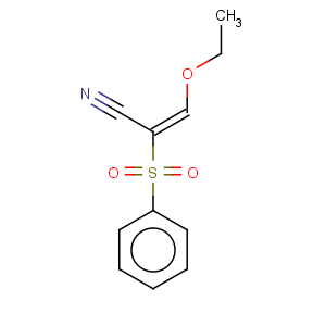 CAS No:32083-50-4 2-Propenenitrile,3-ethoxy-2-(phenylsulfonyl)-