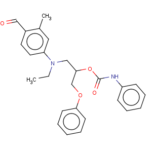 CAS No:32089-69-3 Benzaldehyde,4-[ethyl[3-phenoxy-2-[[(phenylamino)carbonyl]oxy]propyl]amino]-2-methyl-