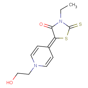 CAS No:32112-80-4 4-Thiazolidinone,3-ethyl-5-[1-(2-hydroxyethyl)-4(1H)-pyridinylidene]-2-thioxo-