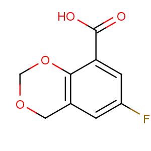 CAS No:321309-28-8 6-fluoro-4H-1,3-benzodioxine-8-carboxylic acid