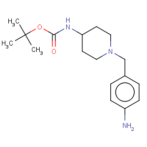 CAS No:323578-56-9 Carbamic acid,[1-[(4-aminophenyl)methyl]-4-piperidinyl]-, 1,1-dimethylethyl ester (9CI)