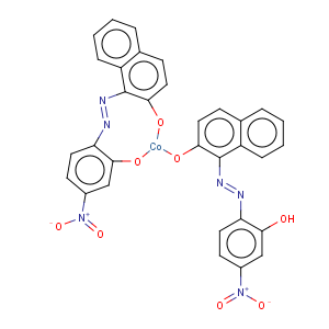CAS No:32517-38-7 Hydrogen Bis[1-[(2-Hydroxy-4-Nitrophenyl)Azo]Naphthalen-2-Olato(2-)]Cobaltate(1-)