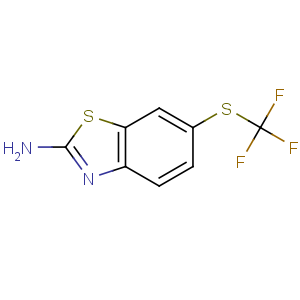CAS No:326-45-4 6-(trifluoromethylsulfanyl)-1,3-benzothiazol-2-amine