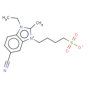 CAS No:32634-35-8 1H-Benzimidazolium,5-cyano-1-ethyl-2-methyl-3-(4-sulfobutyl)-, inner salt