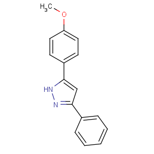 CAS No:32664-28-1 1H-Pyrazole,3-(4-methoxyphenyl)-5-phenyl-