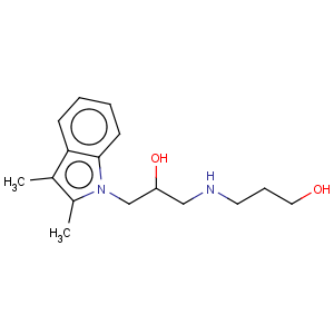 CAS No:326881-62-3 1H-Indole-1-ethanol, a-[[(3-hydroxypropyl)amino]methyl]-2,3-dimethyl-