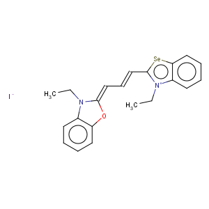CAS No:32835-25-9 Benzoxazolium,3-ethyl-2-[3-(3-ethyl-2(3H)-benzoselenazolylidene)-1-propenyl]-, iodide (9CI)