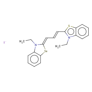CAS No:32835-32-8 Benzothiazolium,3-ethyl-2-[3-(3-ethyl-2(3H)-benzoselenazolylidene)-1-propenyl]-, iodide (9CI)