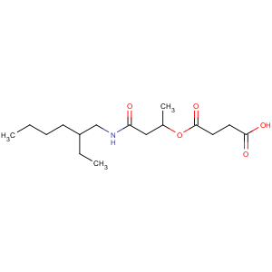 CAS No:32838-28-1 Butanedioic acid,1-[3-[(2-ethylhexyl)amino]-1-methyl-3-oxopropyl] ester