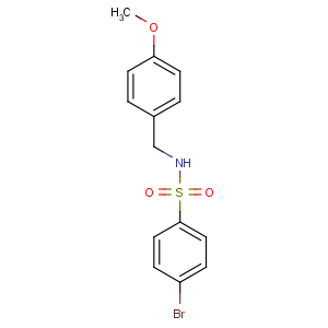 CAS No:329939-43-7 4-bromo-N-[(4-methoxyphenyl)methyl]benzenesulfonamide