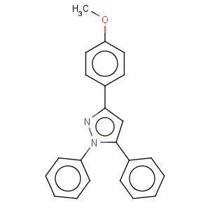 CAS No:33045-40-8 1H-Pyrazole,3-(4-methoxyphenyl)-1,5-diphenyl-