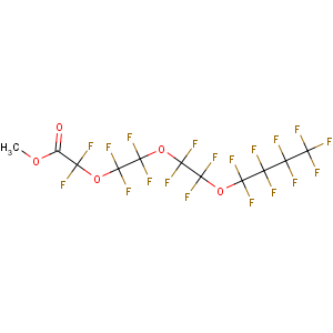 CAS No:330562-42-0 Acetic acid,2,2-difluoro-2-[1,1,2,2-tetrafluoro-2-[1,1,2,2-tetrafluoro-2-(1,1,2,2,3,3,4,4,4-nonafluorobutoxy)ethoxy]ethoxy]-,methyl ester