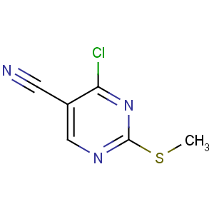 CAS No:33089-15-5 4-chloro-2-methylsulfanylpyrimidine-5-carbonitrile