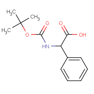 CAS No:33125-05-2 (2R)-2-[(2-methylpropan-2-yl)oxycarbonylamino]-2-phenylacetic acid
