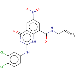 CAS No:331645-84-2 8-Quinazolinecarboxamide,2-[(3,4-dichlorophenyl)amino]-3,4-dihydro-6-nitro-4-oxo-N-2-propen-1-yl-