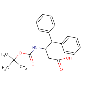 CAS No:332062-06-3 (3R)-3-[(2-methylpropan-2-yl)oxycarbonylamino]-4,4-diphenylbutanoic acid