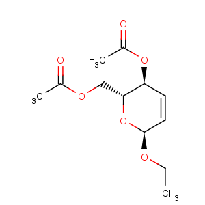 CAS No:3323-72-6 a-D-erythro-Hex-2-enopyranoside,ethyl 2,3-dideoxy-, 4,6-diacetate
