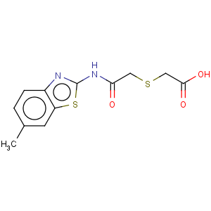 CAS No:332383-09-2 Acetic acid,2-[[2-[(6-methyl-2-benzothiazolyl)amino]-2-oxoethyl]thio]-