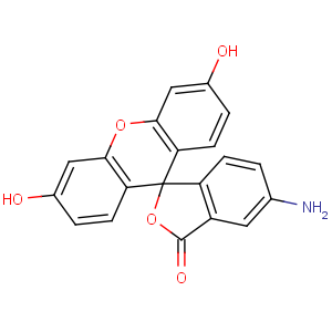 CAS No:3326-34-9 6-amino-3',6'-dihydroxyspiro[2-benzofuran-3,9'-xanthene]-1-one