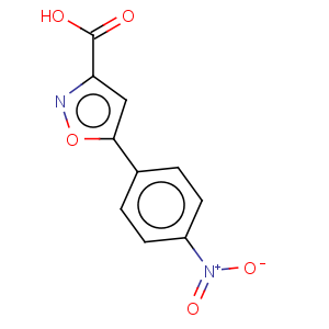 CAS No:33282-25-6 3-Isoxazolecarboxylicacid, 5-(4-nitrophenyl)-