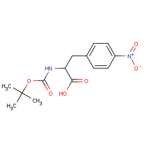 CAS No:33305-77-0 (2S)-2-[(2-methylpropan-2-yl)oxycarbonylamino]-3-(4-nitrophenyl)<br />propanoic acid