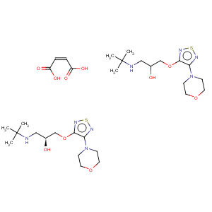 CAS No:33305-95-2 (S)-Bis[3-[3-(Tert-Butylamino)-2-Hydroxypropoxy]-4-Morpholino-1,2,5-Thiadiazole] Maleate