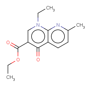 CAS No:33331-59-8 1,8-Naphthyridine-3-carboxylicacid, 1-ethyl-1,4-dihydro-7-methyl-4-oxo-, ethyl ester