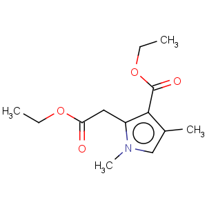 CAS No:33369-26-5 1H-Pyrrole-2-aceticacid, 3-(ethoxycarbonyl)-1,4-dimethyl-, ethyl ester