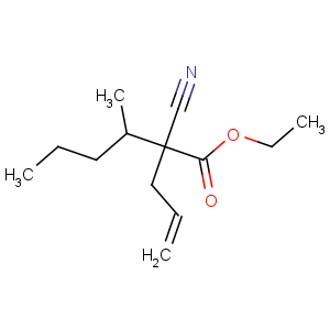 CAS No:33422-23-0 Hexanoic acid,2-cyano-3-methyl-2-(2-propen-1-yl)-, ethyl ester