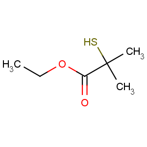 CAS No:33441-50-8 Propanoic acid,2-mercapto-2-methyl-, ethyl ester