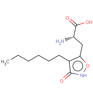 CAS No:334887-48-8 5-Isoxazolepropanoicacid, a-amino-4-hexyl-2,3-dihydro-3-oxo-,(aS)-