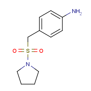 CAS No:334981-10-1 4-(pyrrolidin-1-ylsulfonylmethyl)aniline