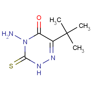 CAS No:33509-43-2 4-amino-6-tert-butyl-3-sulfanylidene-2H-1,2,4-triazin-5-one