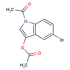 CAS No:33588-54-4 (1-acetyl-5-bromoindol-3-yl) acetate